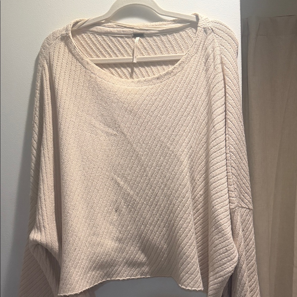 Free People Cream Sweater